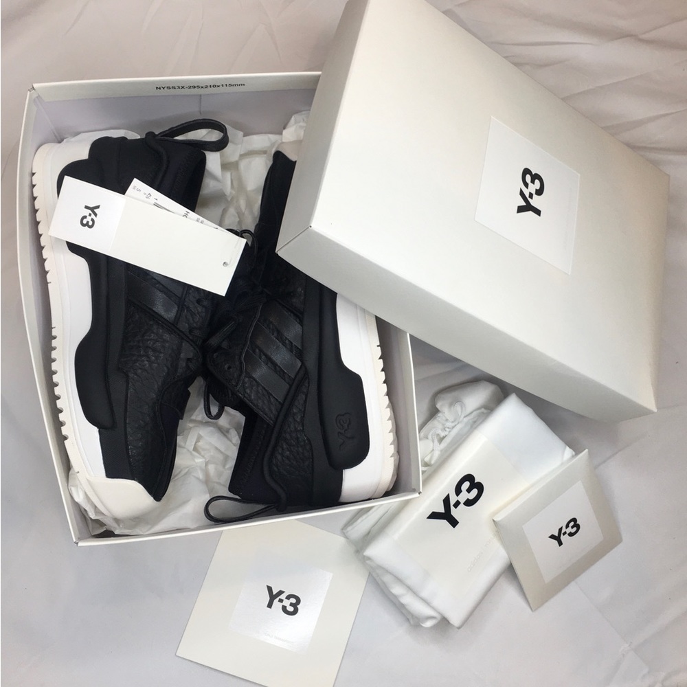 Y-3, Black Hokori III sneakers